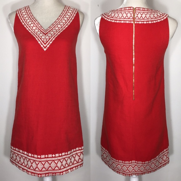 kate spade Dresses & Skirts - Kate Spade • embroidered v neck shirt dress